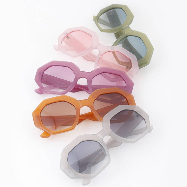 Bright Geometric Sunglasses - Shopblossomco