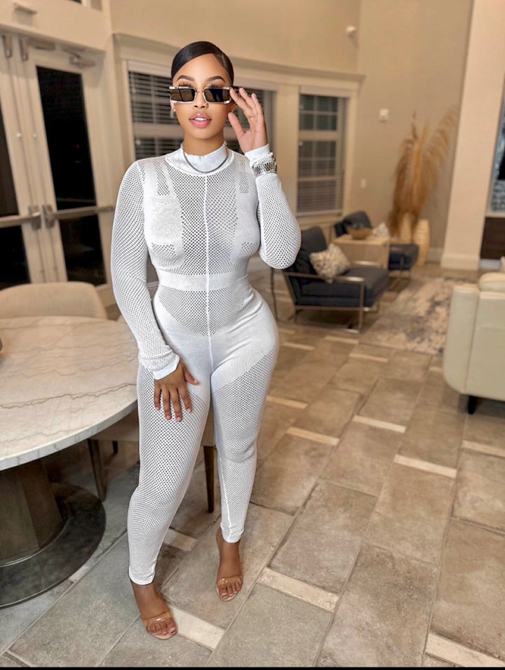 None Like This Jumpsuit White - Shopblossomco